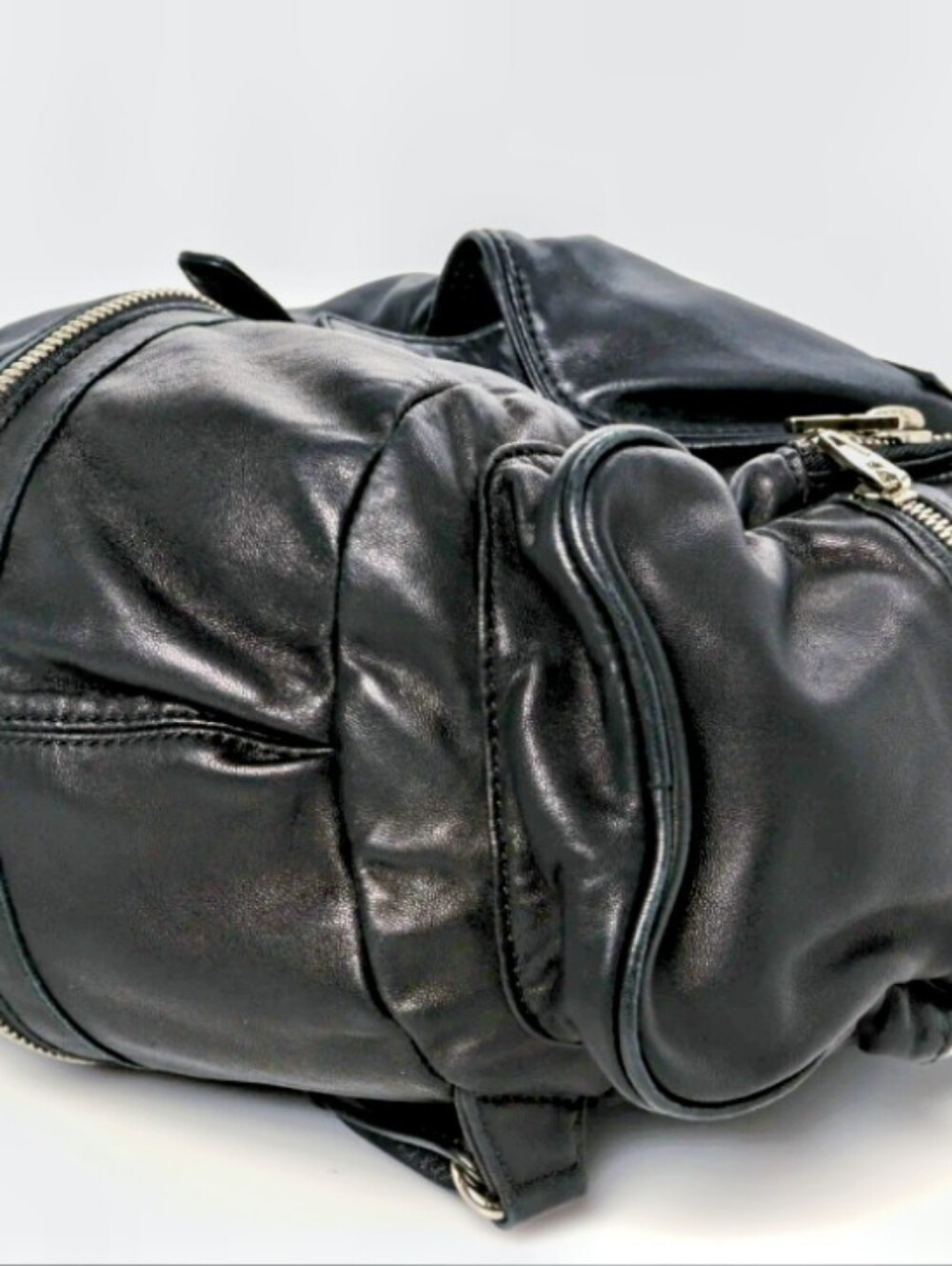 Alexander Wang Black Leather Marti Converible Backpack - Picture 9 of 15